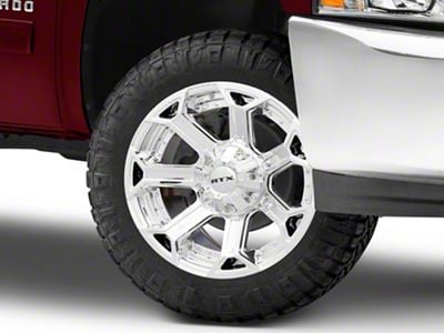 RTX Offroad Wheels Peak Chrome 6-Lug Wheel; 20x9; 0mm Offset (07-13 Silverado 1500)