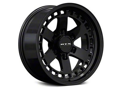 RTX Offroad Wheels Ozark Satin Black 6-Lug Wheel; 18x9; 0mm Offset (14-18 Sierra 1500)