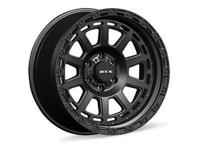 RTX Offroad Wheels Titan Satin Black 6-Lug Wheel; 18x9; 0mm Offset (14-18 Sierra 1500)