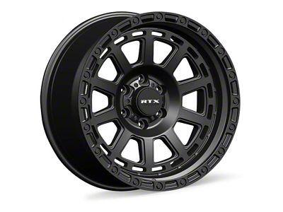 RTX Offroad Wheels Titan Satin Black 6-Lug Wheel; 20x9; 0mm Offset (14-18 Sierra 1500)