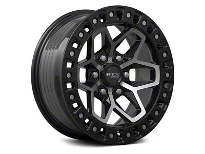 RTX Offroad Wheels Zion Gloss Black Machined 6-Lug Wheel; 20x9; 0mm Offset (14-18 Sierra 1500)
