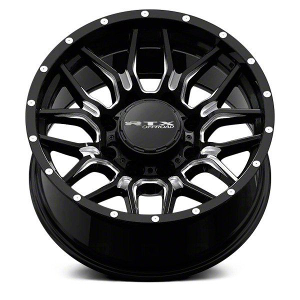 RTX Offroad Wheels Silverado 1500 Claw Gloss Black Milled