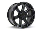 RTX Offroad Wheels Peak Black Machined Gray 6-Lug Wheel; 20x10; -18mm Offset (14-18 Silverado 1500)