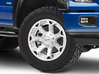RTX Offroad Wheels Peak Chrome 6-Lug Wheel; 20x9; 0mm Offset (15-20 F-150)