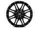 RTX Offroad Wheels Ravine Black Milled 8-Lug Wheel; 18x9; 15mm Offset (15-19 Sierra 3500 HD SRW)