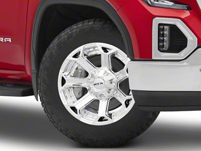 RTX Offroad Wheels Peak Chrome 6-Lug Wheel; 20x9; 0mm Offset (19-25 Sierra 1500)