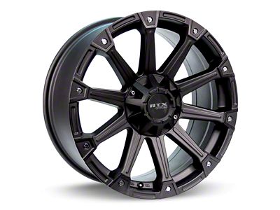 RTX Offroad Wheels Dune Matte Black 6-Lug Wheel; 20x9; 25mm Offset (19-25 Silverado 1500)