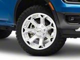 RTX Offroad Wheels Peak Chrome 6-Lug Wheel; 20x9; 0mm Offset (24-25 Ranger)