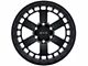 RTX Offroad Wheels Ozark Satin Black 6-Lug Wheel; 17x9; 0mm Offset (91-96 Dakota)