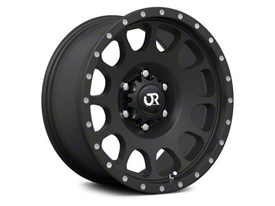 RTX Offroad Wheels Baja Satin Black with Milled Rivets 6-Lug Wheel; 17x9; 0mm Offset (99-06 Silverado 1500)