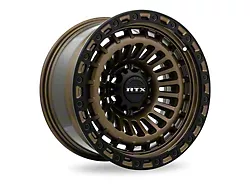 RTX Offroad Wheels Moab Bronze with Satin Black Lip 6-Lug Wheel; 18x9; 0mm Offset (99-06 Silverado 1500)