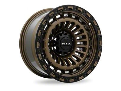 RTX Offroad Wheels Moab Bronze with Satin Black Lip 6-Lug Wheel; 17x9; 0mm Offset (23-24 Colorado)