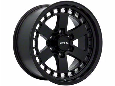 RTX Offroad Wheels Ozark Satin Black 6-Lug Wheel; 17x9; 0mm Offset (97-04 Dakota)
