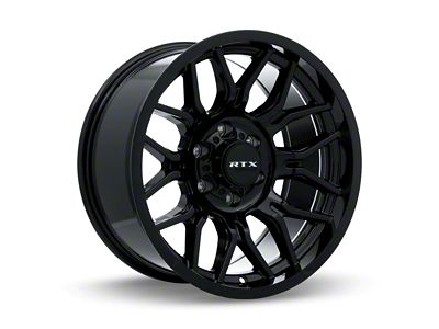 RTX Offroad Wheels Claw Gloss Black 8-Lug Wheel; 20x9; 0mm Offset (11-16 F-250 Super Duty)