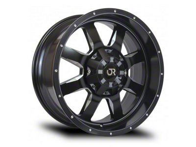 RTX Offroad Wheels Ridgeline Satin Black Milled 8-Lug Wheel; 18x9; 15mm Offset (11-16 F-250 Super Duty)