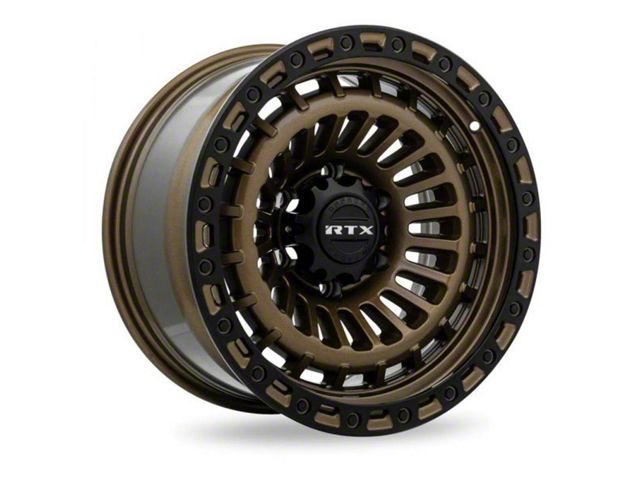 RTX Offroad Wheels Moab Bronze with Satin Black Lip 6-Lug Wheel; 18x9; 0mm Offset (19-24 RAM 1500)