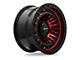 RTX Offroad Wheels Moab Gloss Black Machined Red 6-Lug Wheel; 18x9; 0mm Offset (19-24 RAM 1500)