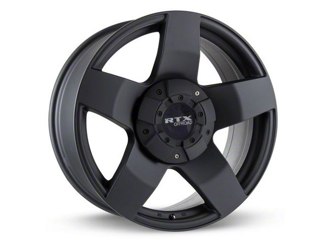RTX Offroad Wheels Thunder Matte Black 8-Lug Wheel; 17x8; 10mm Offset (19-24 RAM 3500 SRW)
