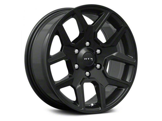 RTX Offroad Wheels Dallas Satin Black 6-Lug Wheel; 18x8; 18mm Offset (19-23 Ranger)