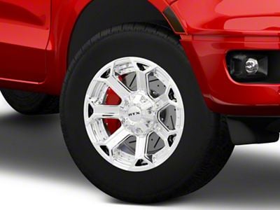 RTX Offroad Wheels Peak Chrome 6-Lug Wheel; 18x9; 0mm Offset (19-23 Ranger)
