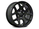 RTX Offroad Wheels Dallas Satin Black 6-Lug Wheel; 18x8; 18mm Offset (19-26 Silverado 1500)