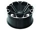 RTX Offroad Wheels Peak Gloss Black Machined 8-Lug Wheel; 18x9; 18mm Offset (20-24 Silverado 2500 HD)