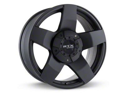 RTX Offroad Wheels Thunder Matte Black 8-Lug Wheel; 17x8; 10mm Offset (07-10 Silverado 2500 HD)
