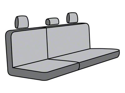 Ruff Tuff LX Series Rear Seat Covers; Kryptek Typhon (21-25 F-150 XL SuperCrew)