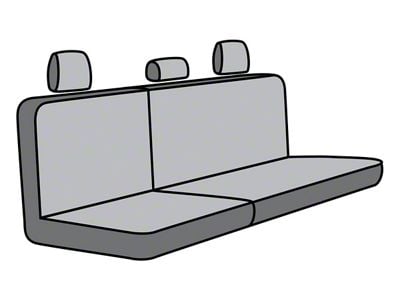Ruff Tuff LX Series Rear Seat Covers; Kryptek Typhon (21-24 F-150 XL SuperCrew)