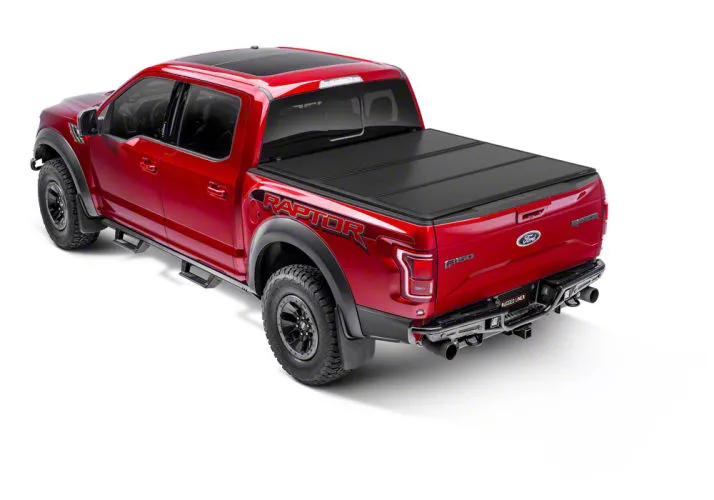 Rugged Liner Premium Hard Folding Truck Bed Cover (15-24 F-150 w/ 5-1/2-Foot & 6-1/2-Foot Bed)