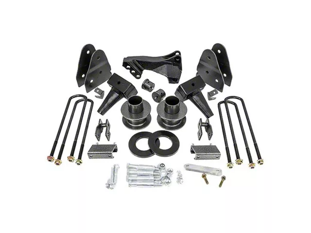 Rugged Off Road 3.50-Inch Suspension Lift Kit with 5-Inch Rear Lift Blocks (11-16 4WD F-250 Super Duty w/ 2-Piece Driveshaft)