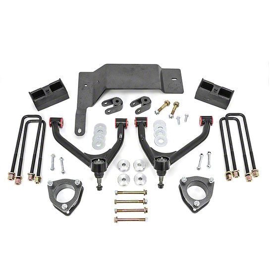 Rugged Off Road 4-Inch Suspension Lift Kit with 3-Inch Rear Lift Blocks ...