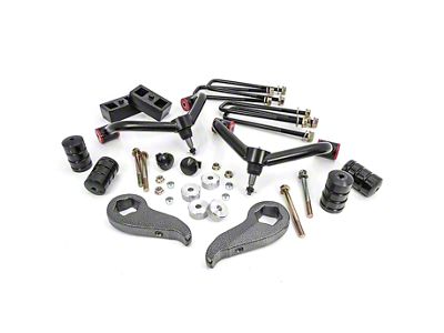 Rugged Off Road 3-Inch Suspension Lift Kit with 2-Inch Rear Lift Blocks (11-19 2WD Sierra 2500 HD)