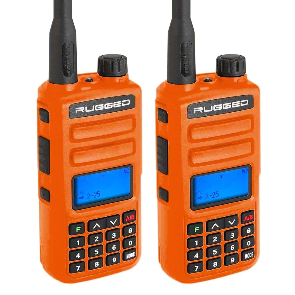 Rugged Radios Canyon GMR2 GMRS and FRS Two Way Handheld Radios; Safety