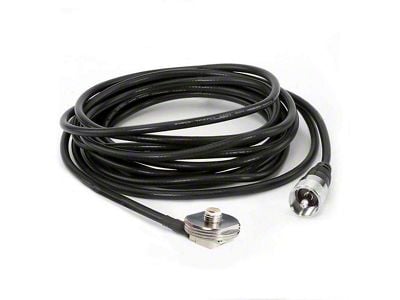 Rugged Radios Antenna Coax Cable with 3/8 NMO Mount; 15-Foot