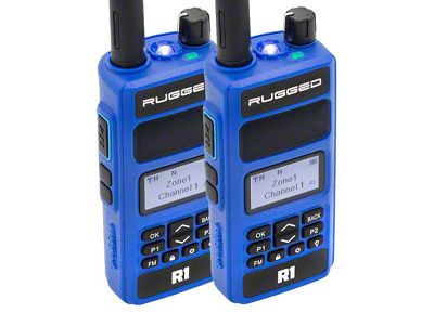 Rugged Radios R1 Business Band Handheld Radios; Digital and Analog