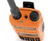 Rugged Radios GMR2 GMRS and FRS Two Way Handheld Radio; Safety Orange