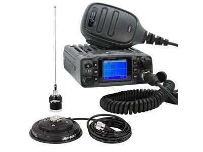 Rugged Radios GMR25 Waterproof GMRS Band Mobile Radio with Antenna; 25-Watt (Universal; Some Adaptation May Be Required)