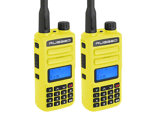 Rugged Radios RAM 3500 GMR2 GMRS and FRS Two Way Handheld Radios; High ...