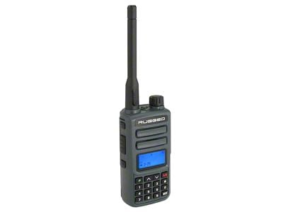 Rugged Radios GMR2 GMRS and FRS Two Way Handheld Radio; Grey