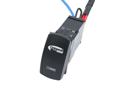 Rugged Radios Rocker Power Switch for Waterproof Mobile Radios and Rugged Intercoms (Universal; Some Adaptation May Be Required)