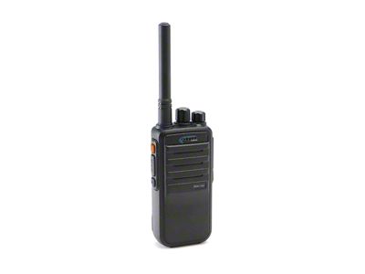 Rugged Radios UHF Business Band Handheld Radio; Digital and Analog; Black