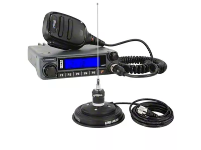Rugged Radios GMR45 Powerful GMRS Mobile Radio Kit and External Speaker; 45-Watt (Universal; Some Adaptation May Be Required)