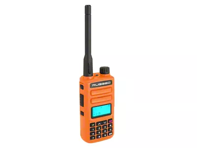 Rugged Radios GMR2 GMRS and FRS Two Way Handheld Radio; Safety Orange