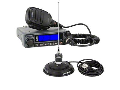 Rugged Radios GMR45 Powerful GMRS Mobile Radio Kit and External Speaker; 45-Watt (Universal; Some Adaptation May Be Required)
