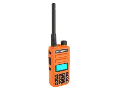 Rugged Radios GMR2 GMRS and FRS Two Way Handheld Radio; Safety Orange