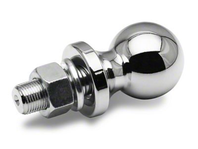 Rugged Ridge 1-7/8-Inch Trailer Hitch Ball; Chrome