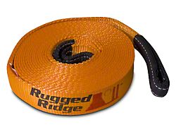 Rugged Ridge 2-Inch x 30-Foot Recovery Strap; 20,000 lb.