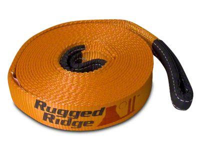 Rugged Ridge 2-Inch x 30-Foot Recovery Strap; 20,000 lb.
