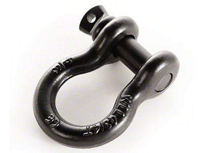 Rugged Ridge 3/4-Inch 9,500 lb. D-Ring Shackle; Black